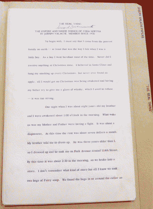 Real Thing title page