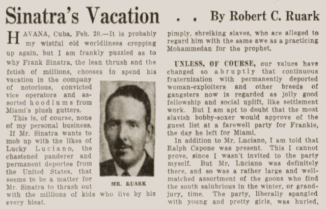 Ruark newspaper column