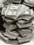 stacks of cash