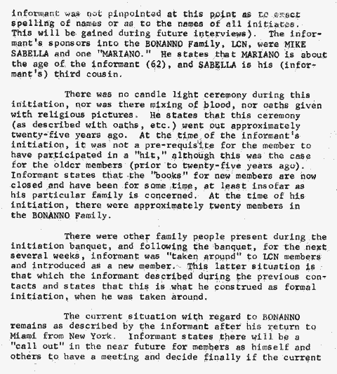 FBI Memo 15 September 1967