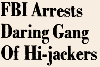 Newspaper headline from October 1942