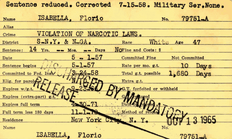 Isabella prison record