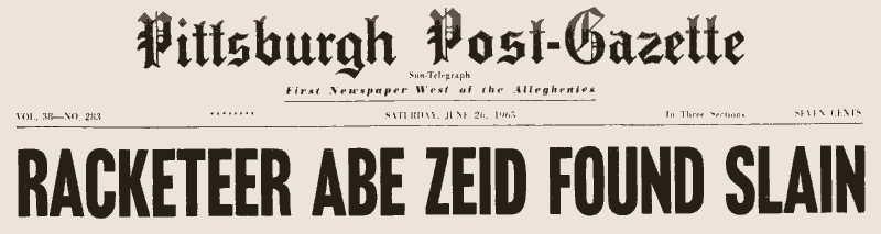 Post Gazette headline